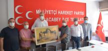 Başkan Özkan’dan MHP ilçe teşkilatına ziyaret